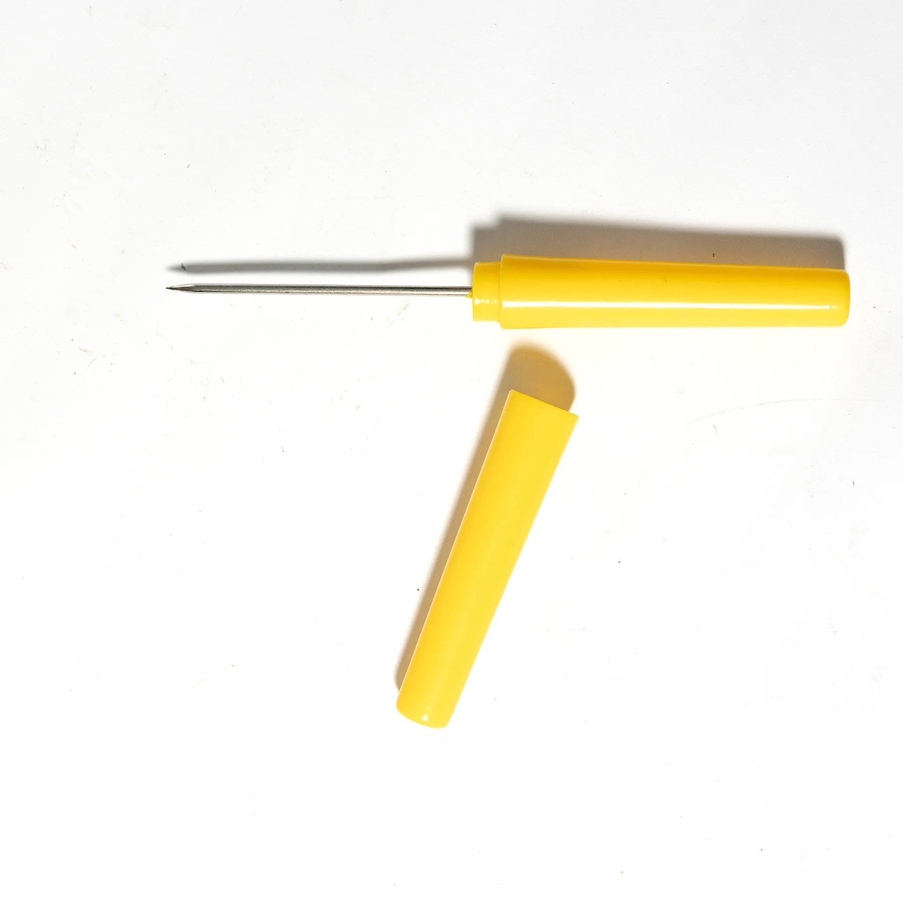 Sunshine Yellow Melamine Ice Pick with Cover - 8.25"