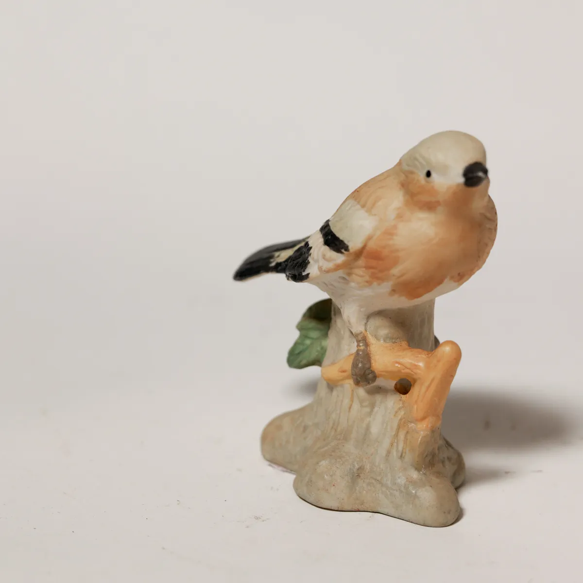 Vintage Hand-Painted Porcelain Chaffinch Bird Figurine