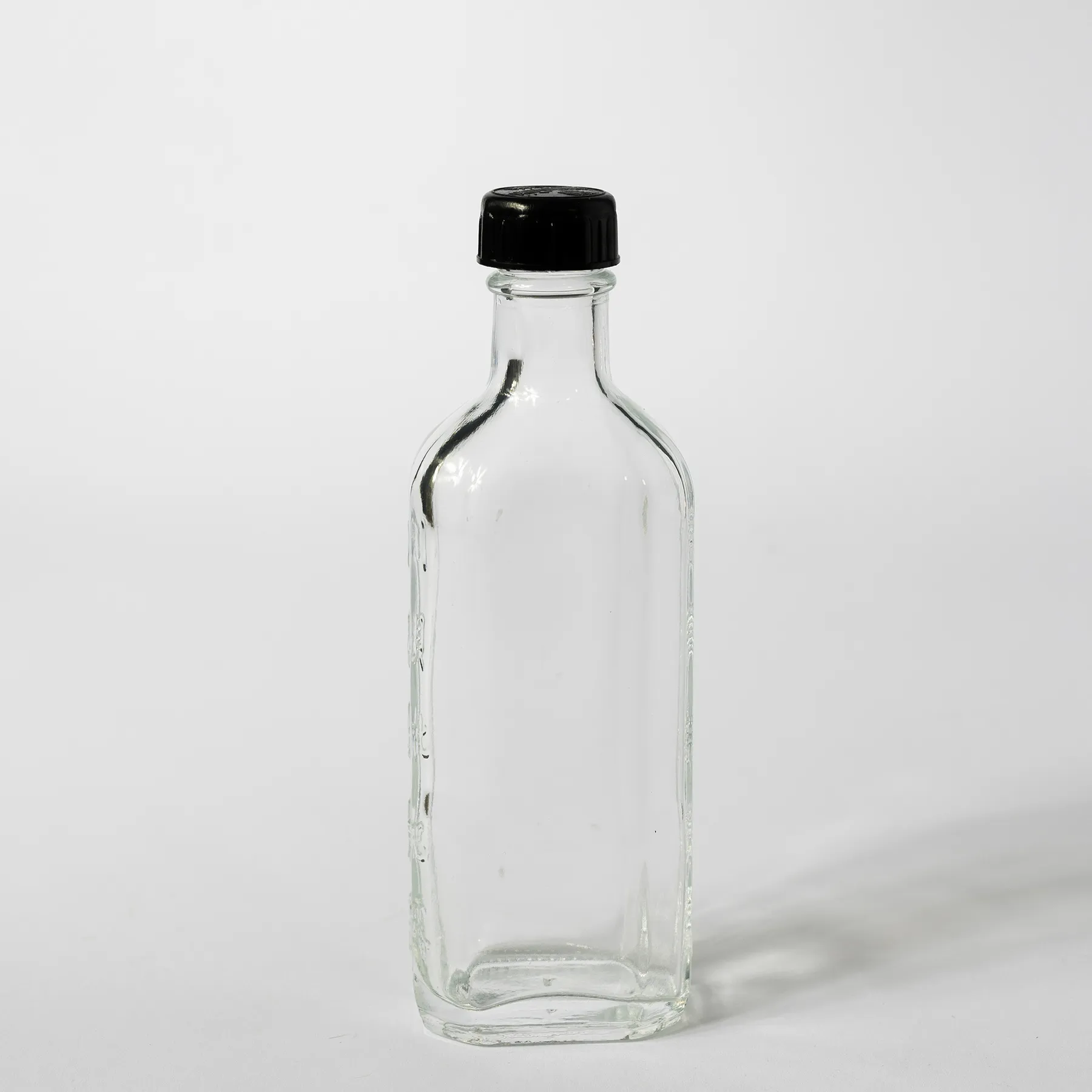 Clear Medicine Bottle with Asian Character on the bottle - 7" x 2.75"