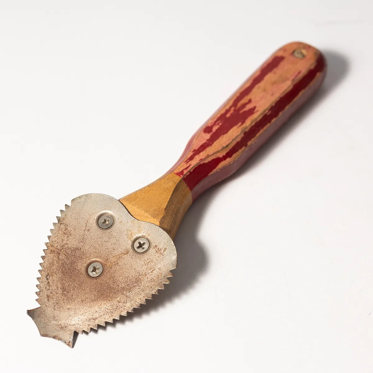 Vintage Fish Scaler Wooden Handle