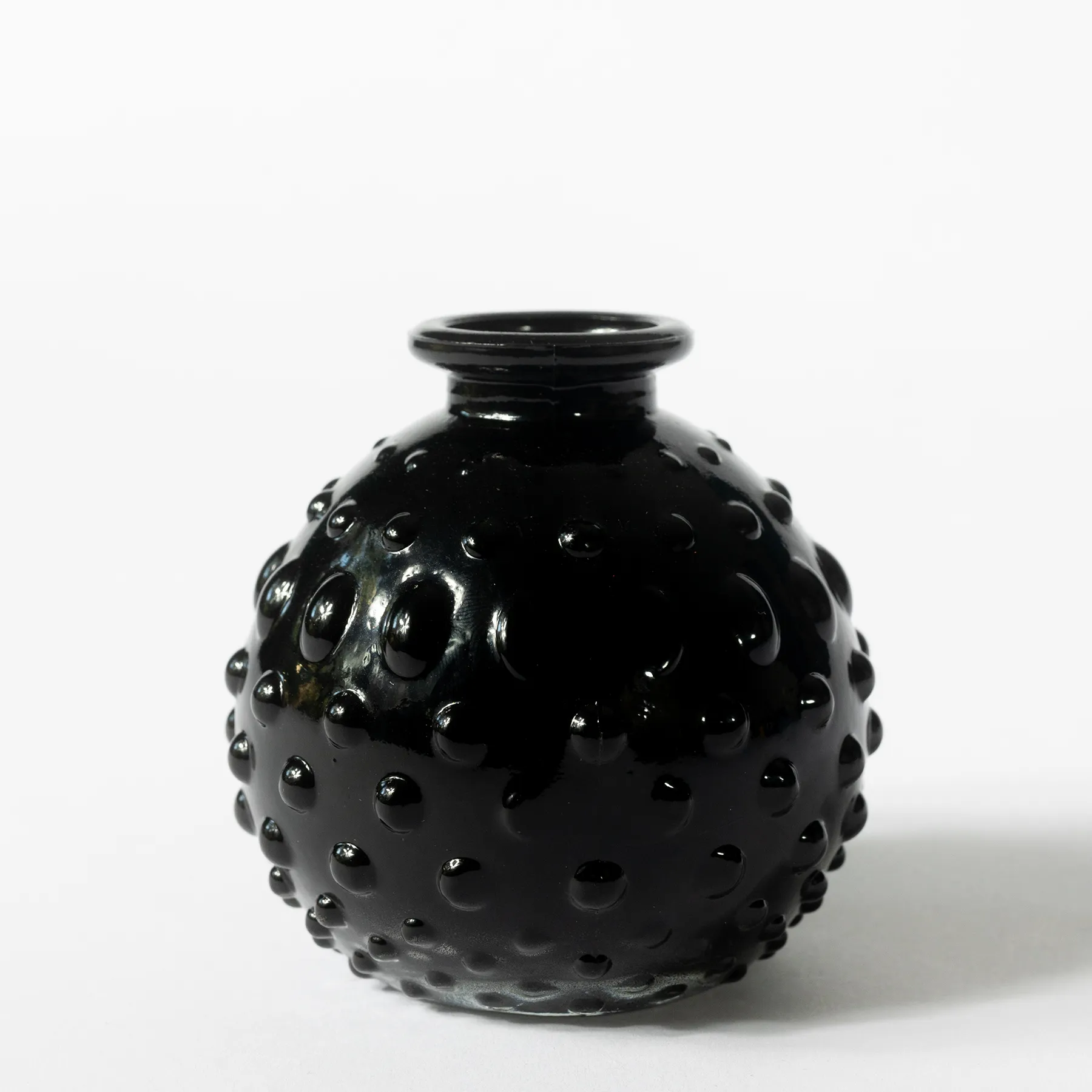Black Round bud Vase Halloween