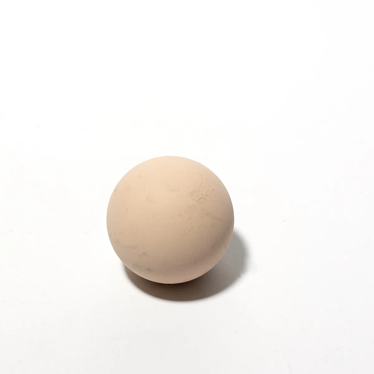 Round Wood Ball Photography riser Painted beige