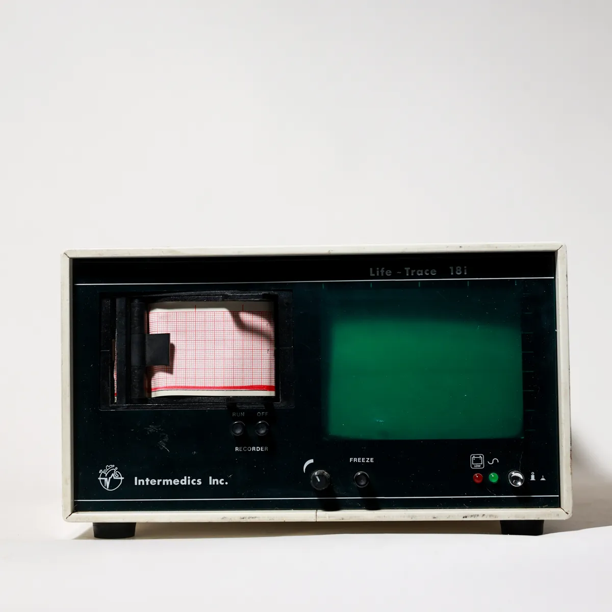 Vintage 1980s Intermedics Life-Trace Cardiac EKG Monitor, Lie Detector