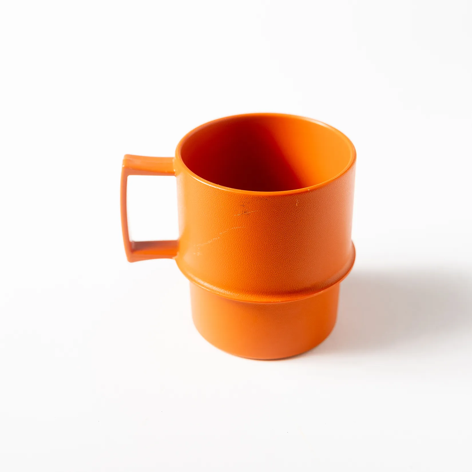 Vintage Tupperware Orange Coffee Mug - 3.5" x 3"