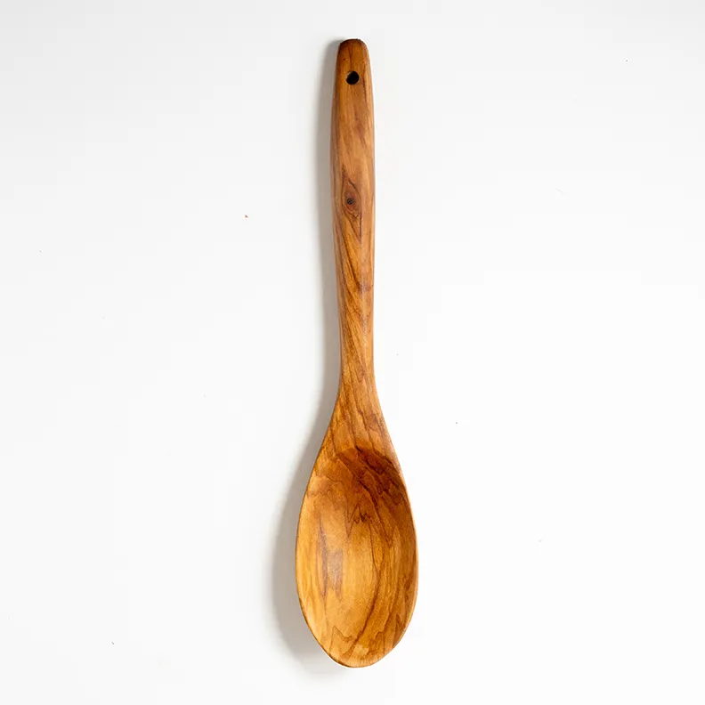 Solid Wood Serving Spoon - 12" x 2.5"
