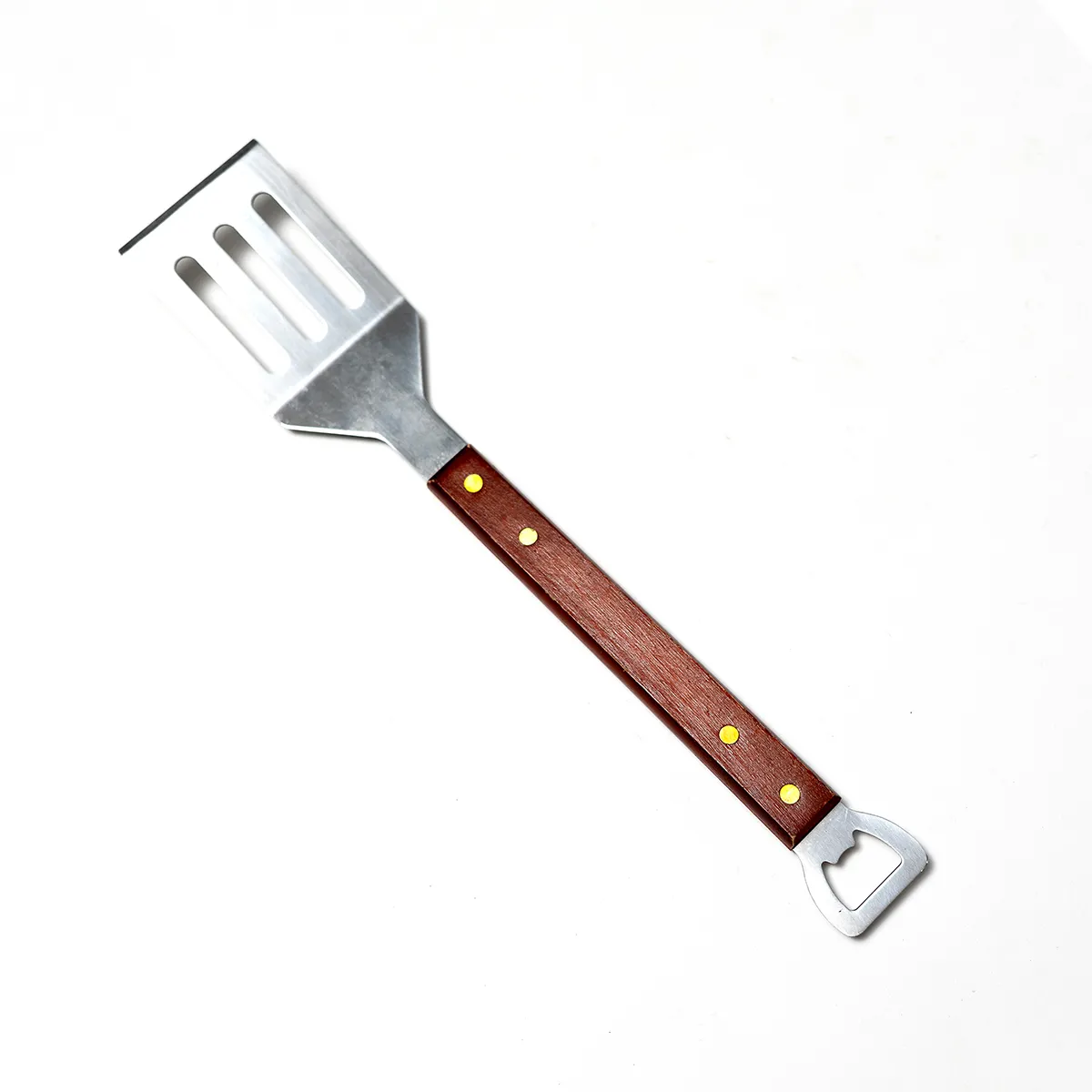 Trend Micro Stainless Steel BBQ Spatula with Bottle Opener 15 Inches