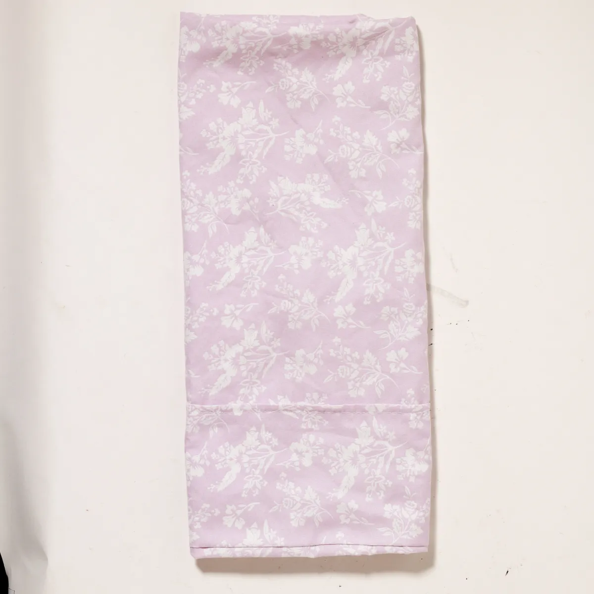 Vintage Lavender Floral Cotton Pillowcase Botanical Bedding