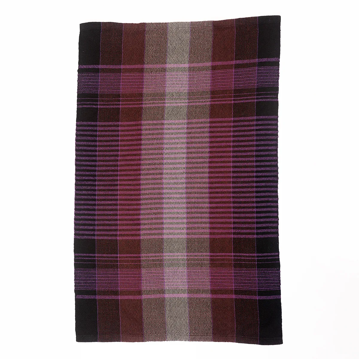 Ombre Purple woven dishtowel dark - 29" x 19"
