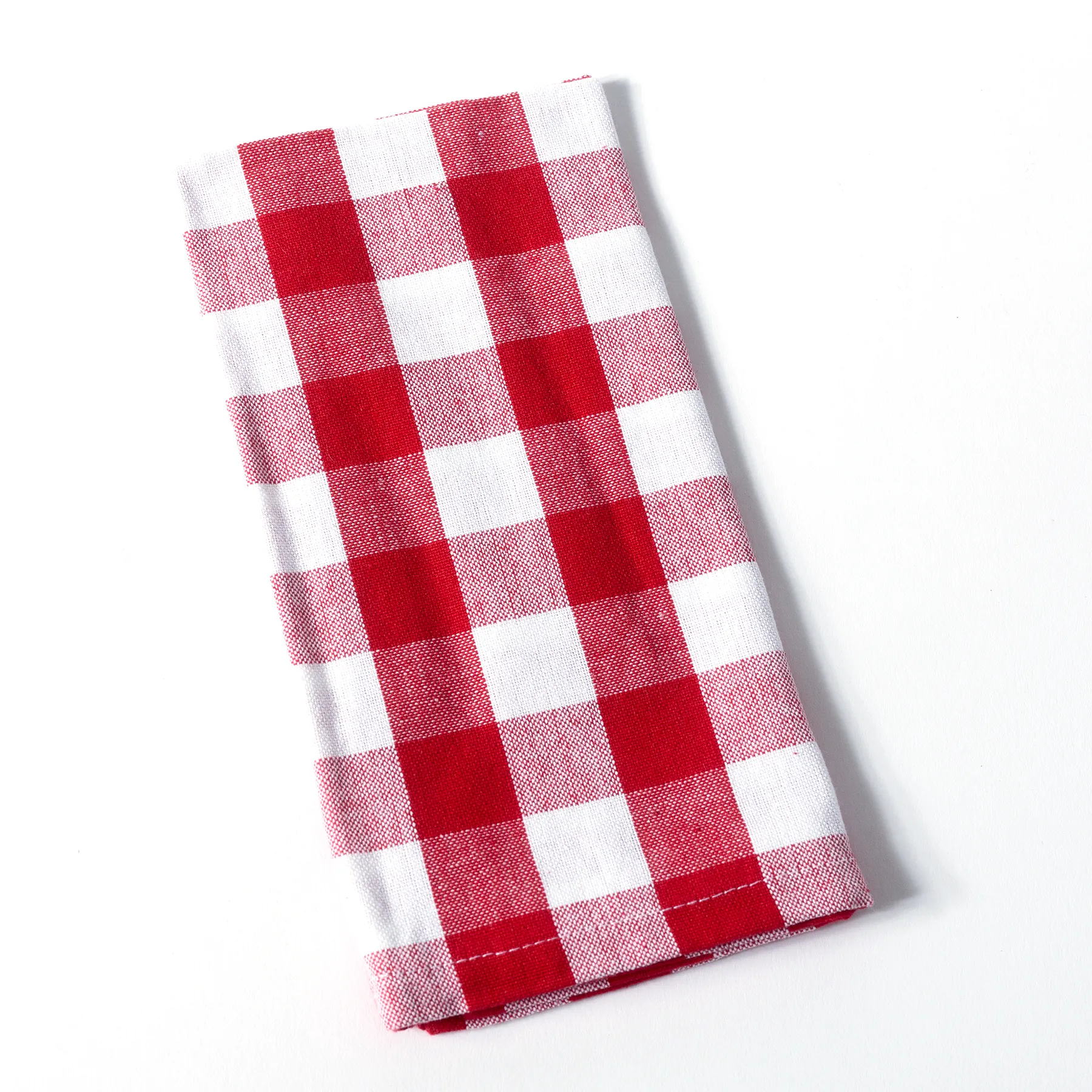 Red and White Checked Napkins 18" x 18"