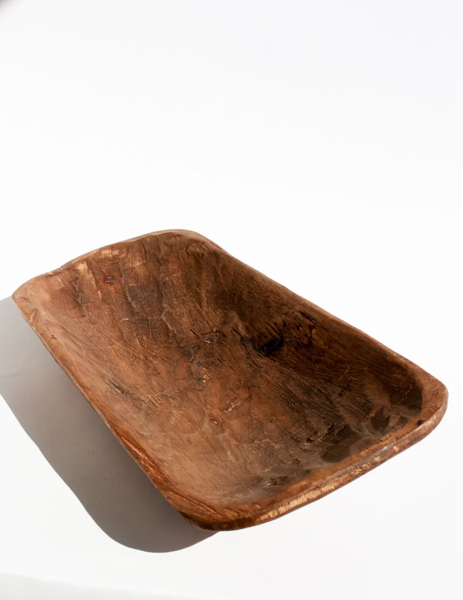 Wooden Bread Bowl - Dough Bowl - Hand Carved Wooden Bowl