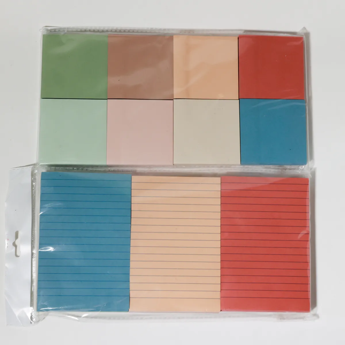 Pastel Sticky Note Memo Pad Stationery Multipack