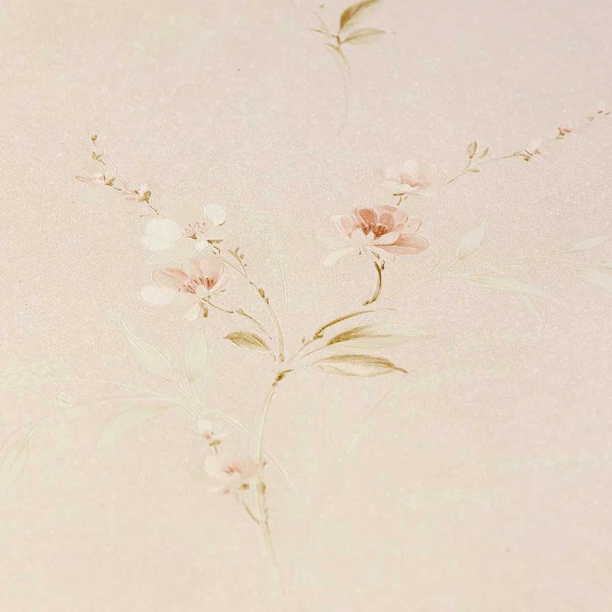 Very Dainty Light Pink with embossed Flowers Wallpaper Vintage  $25 rental + $10 per spent foot