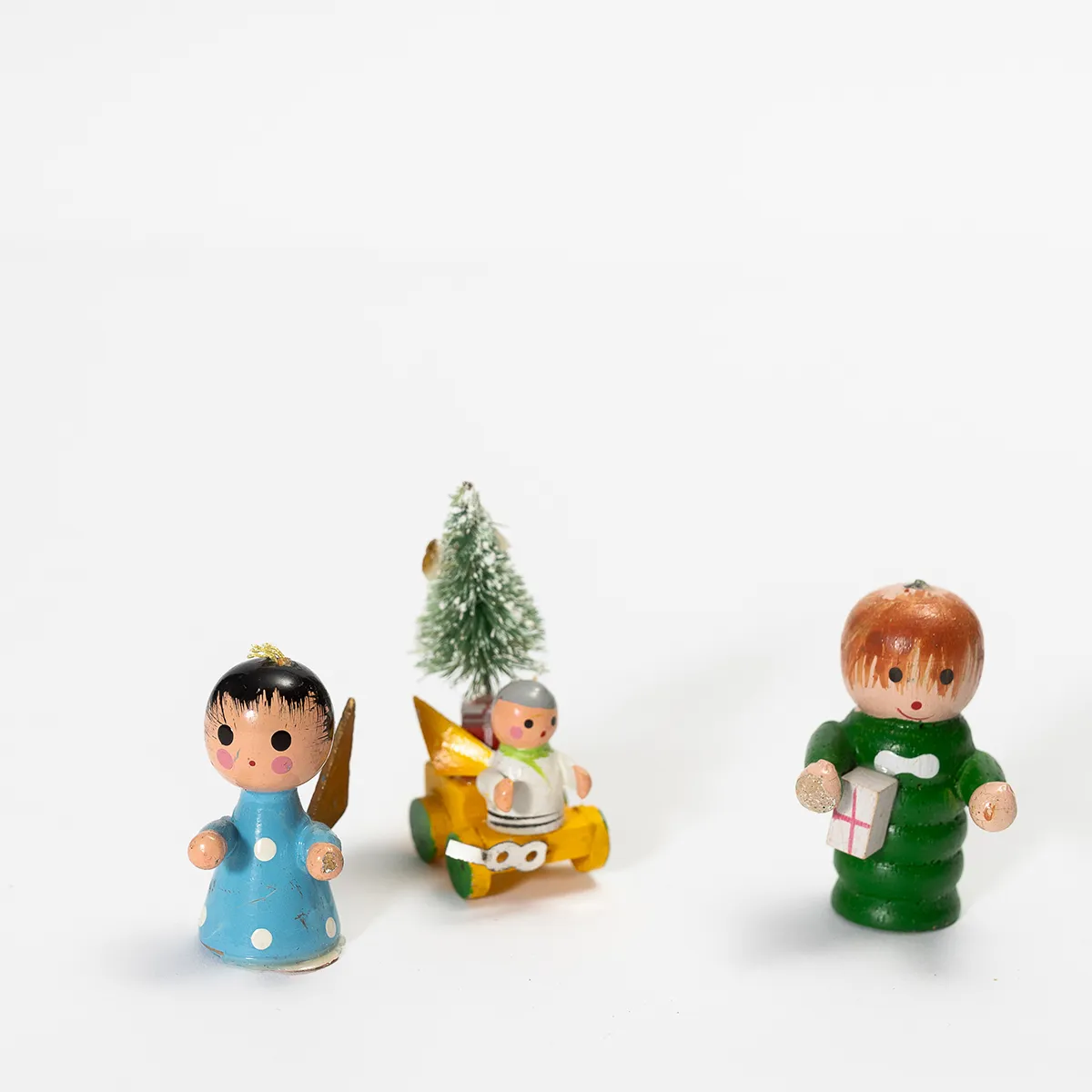 Small World Weeble figures Christmas inspired
