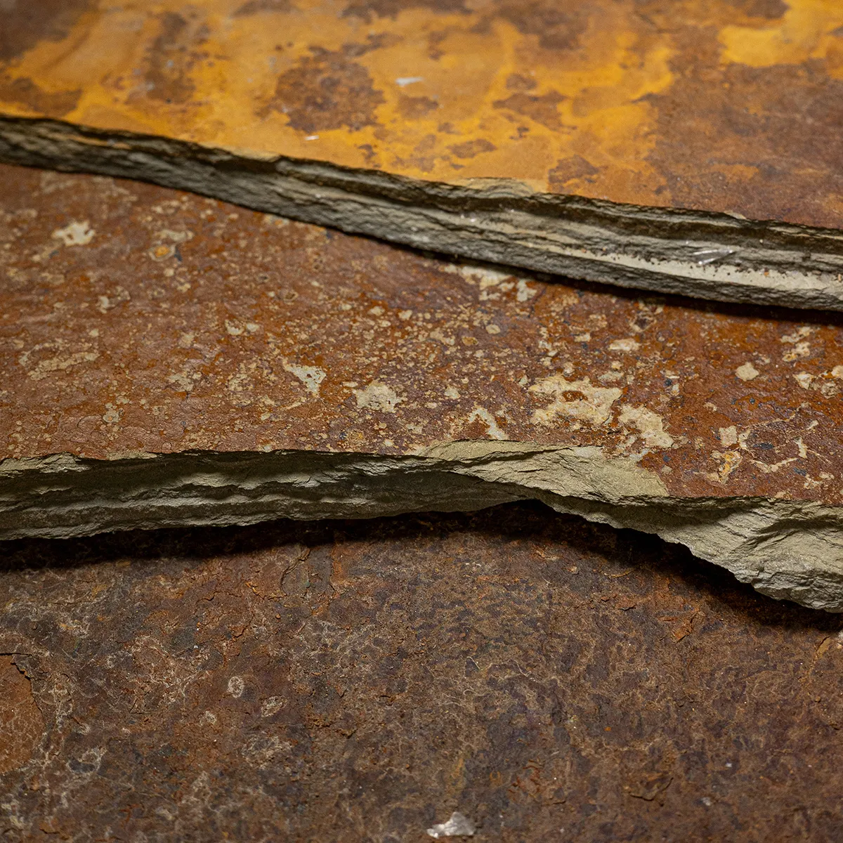 Natural Stone Surface Rust colored Slate