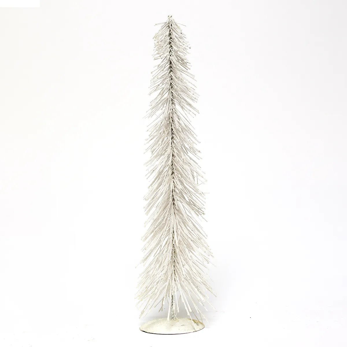 Frosted White Straw Christmas Tree