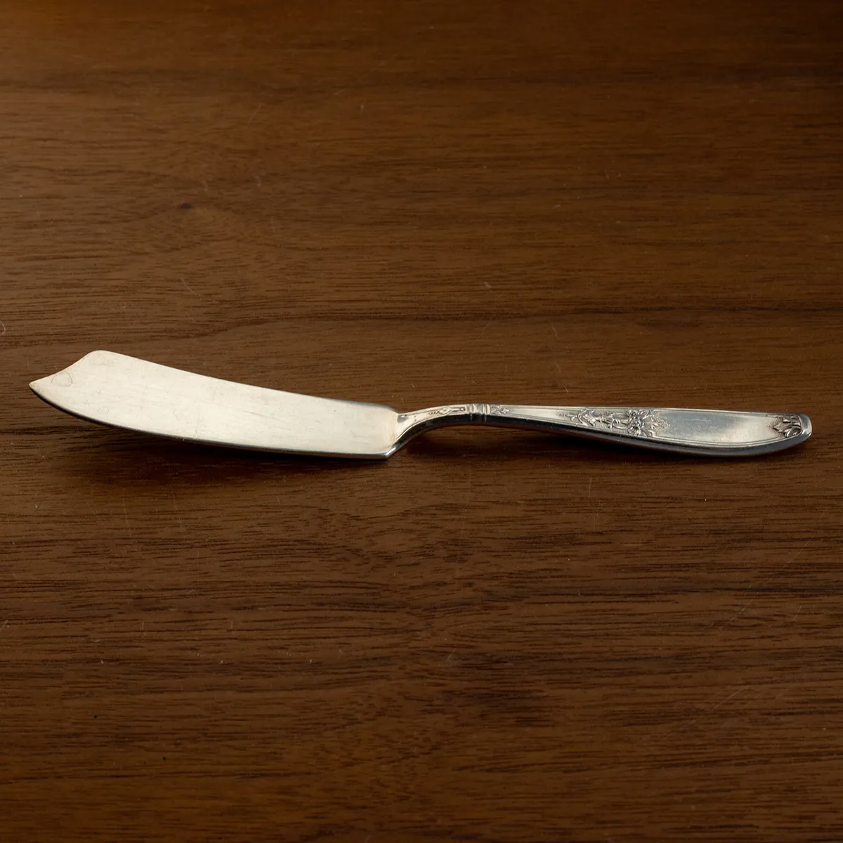 Antique Silver Cheese Knife