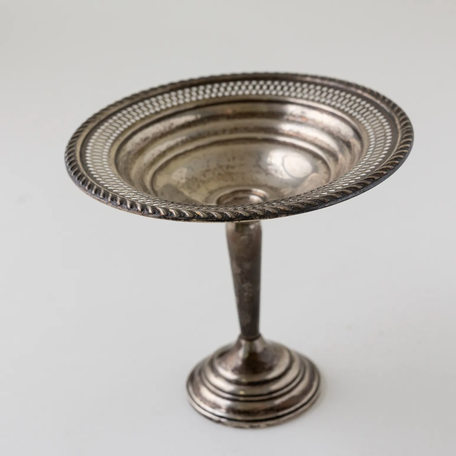 Silver Pedestal 5.5" x 6.5"