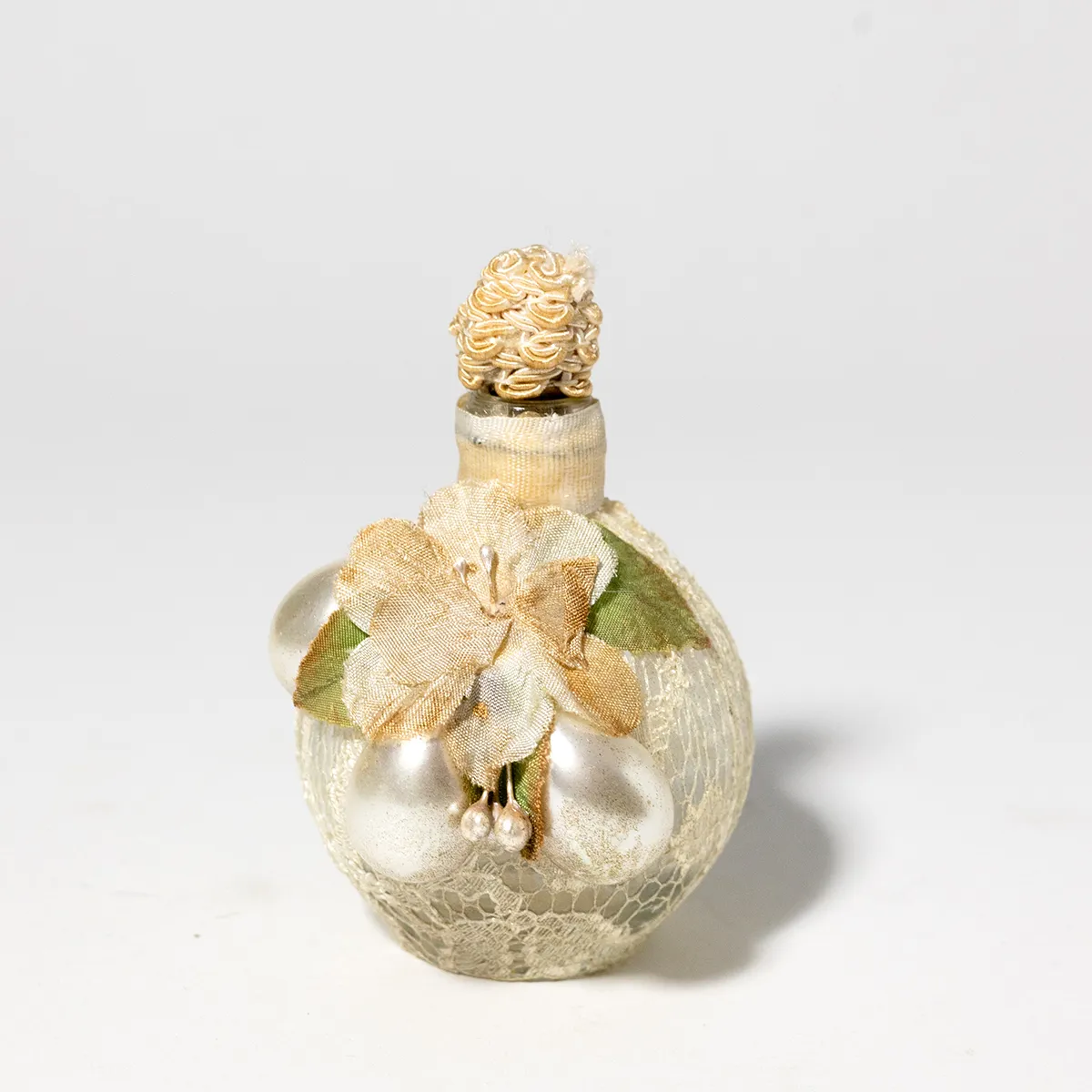 Victorian Style Sheila Davlin Hand Decorated Perfume Bottle Original Creation