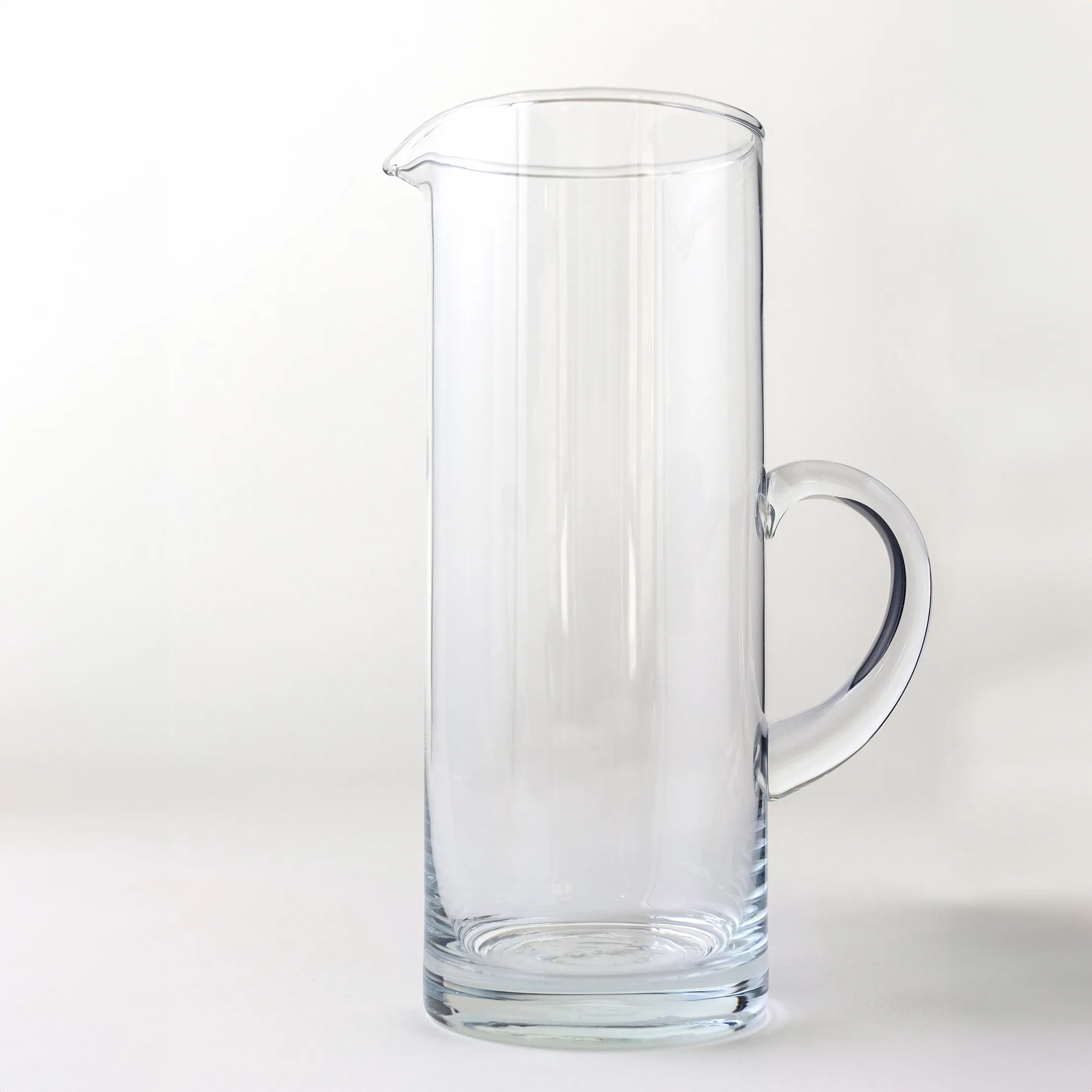 Tall Clear Pitcher - 10.25" x 4.5" or 6" with handle