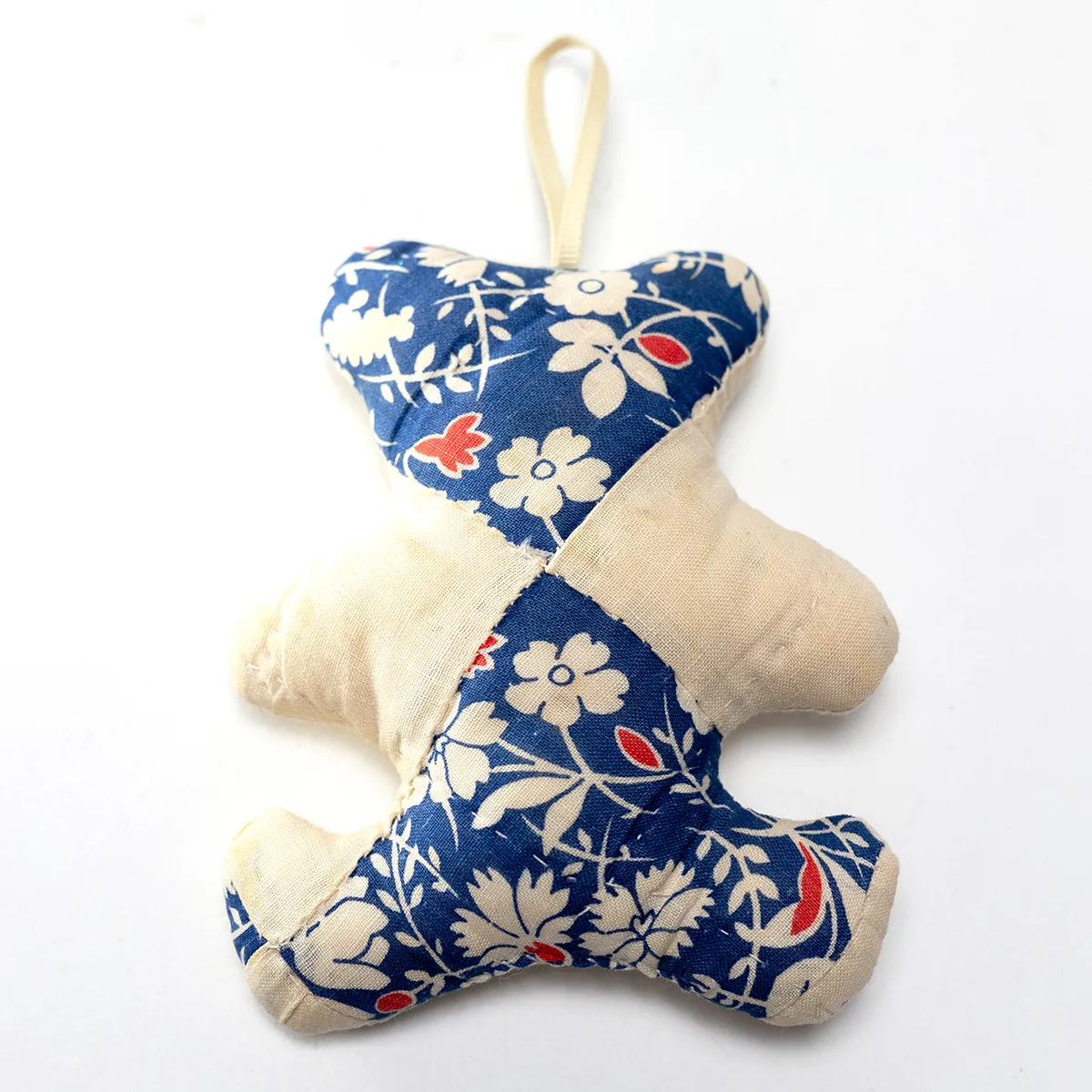 Vintage 80'S KURT ADLER Honey Bears ornaments Blue and White