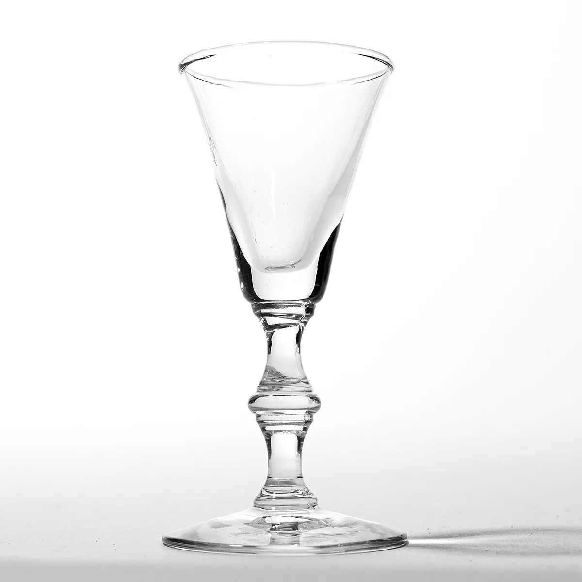 Petite Cone Shaped stemmed cordial glass 