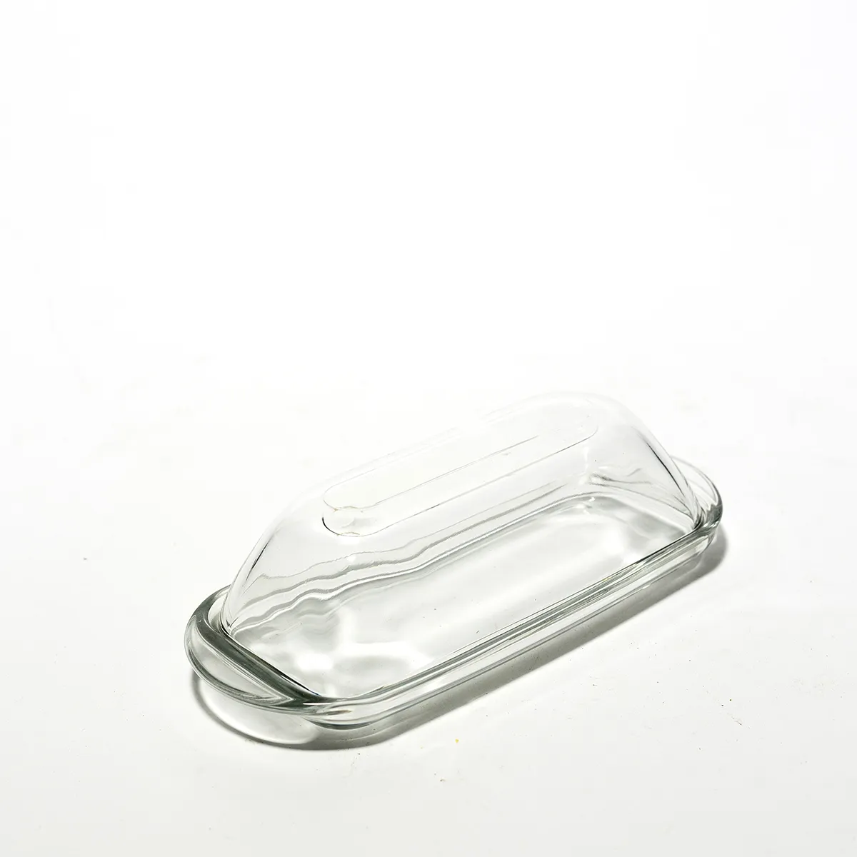 Clear Glass butter dish
