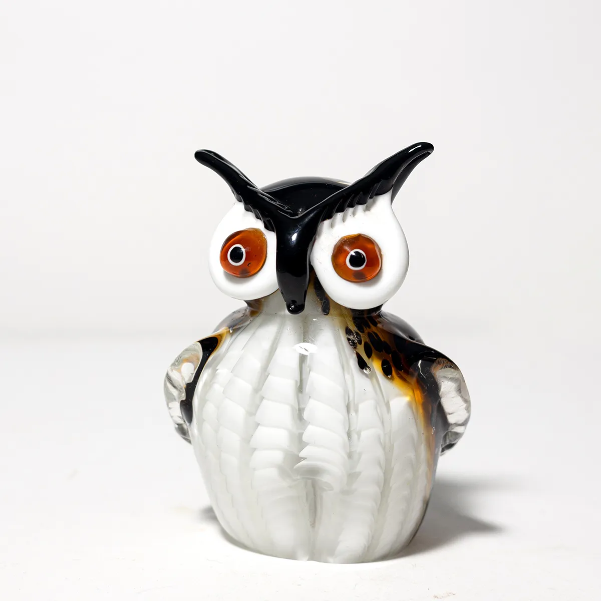 Glass Hand Blown Owl