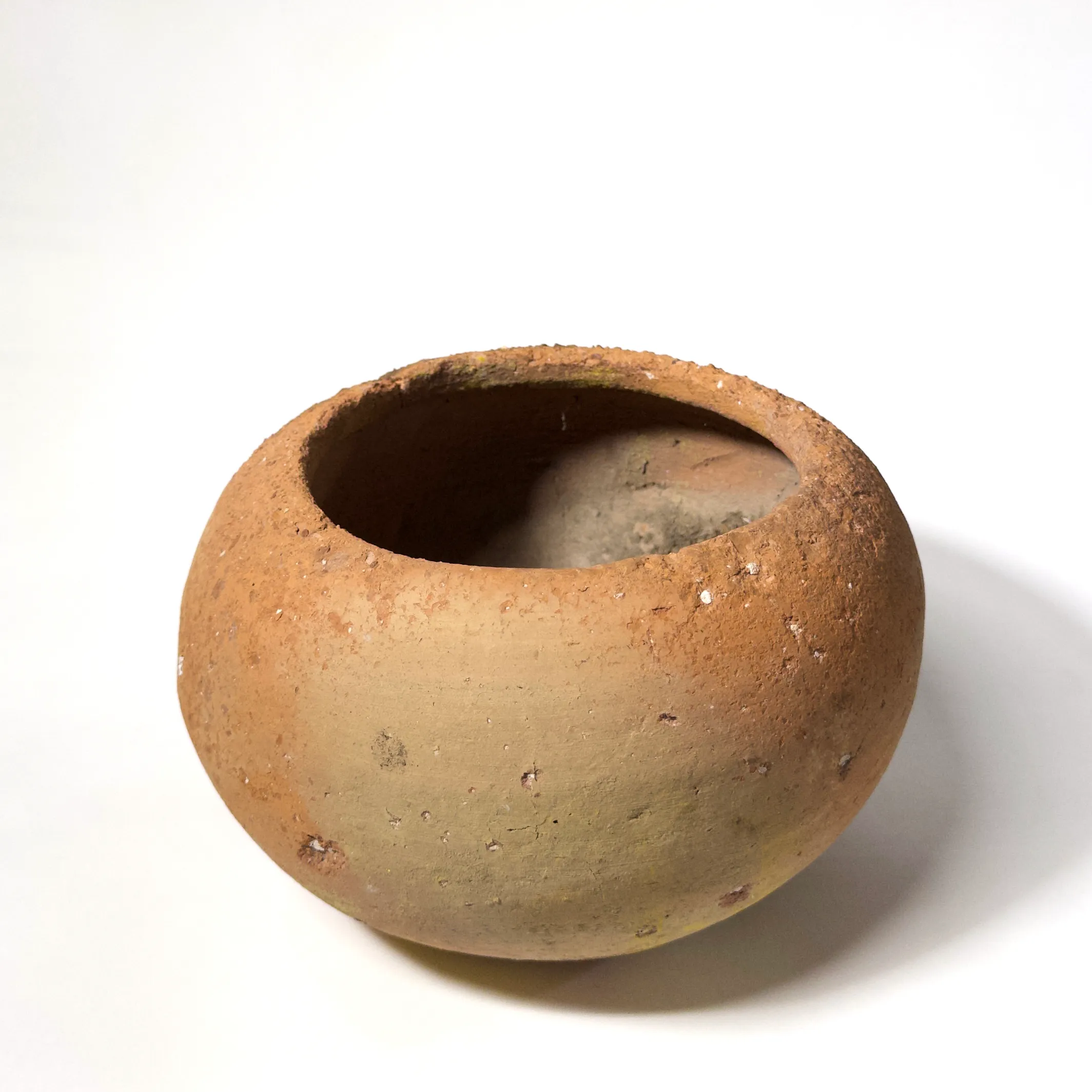 Antique Aged Clay Terracotta House Plant Pot