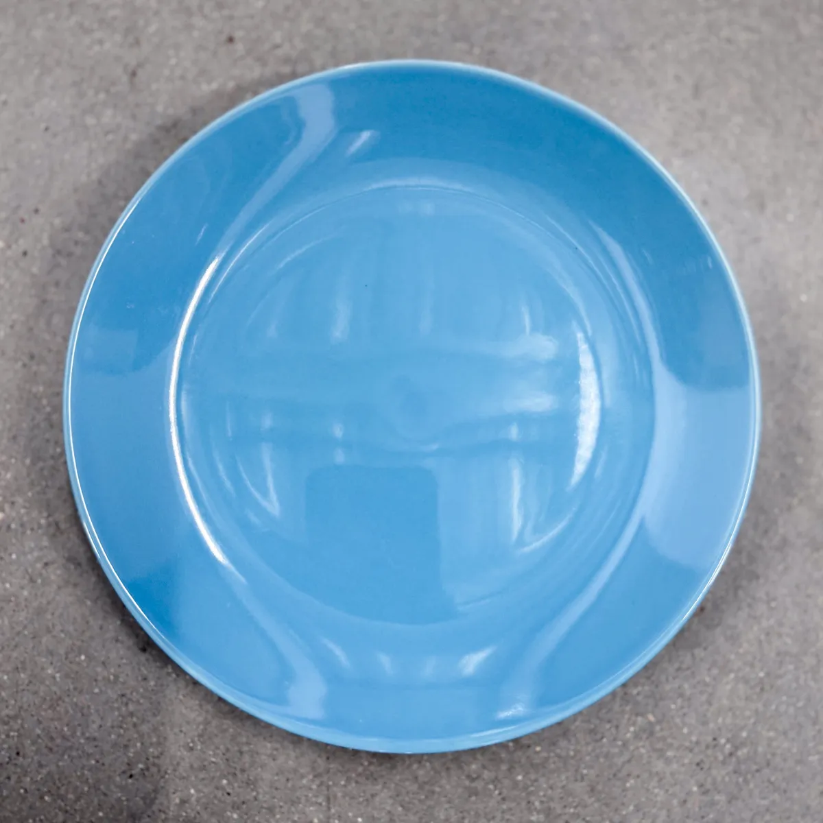 Set Solid Turquoise Salad Plates