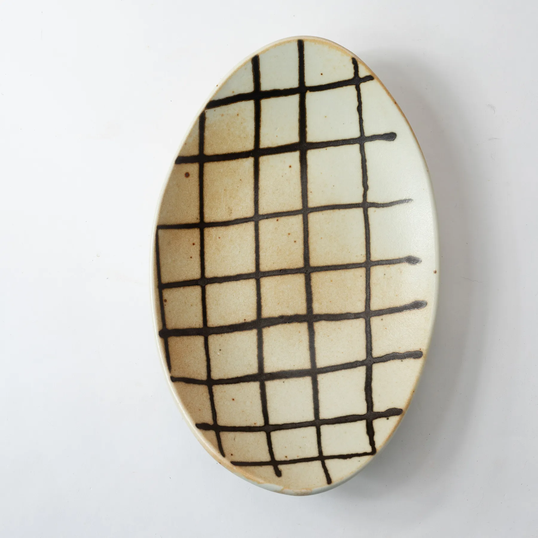 Earthenware with Grill Marks Service Platter - 10.5" x 7" x 2"