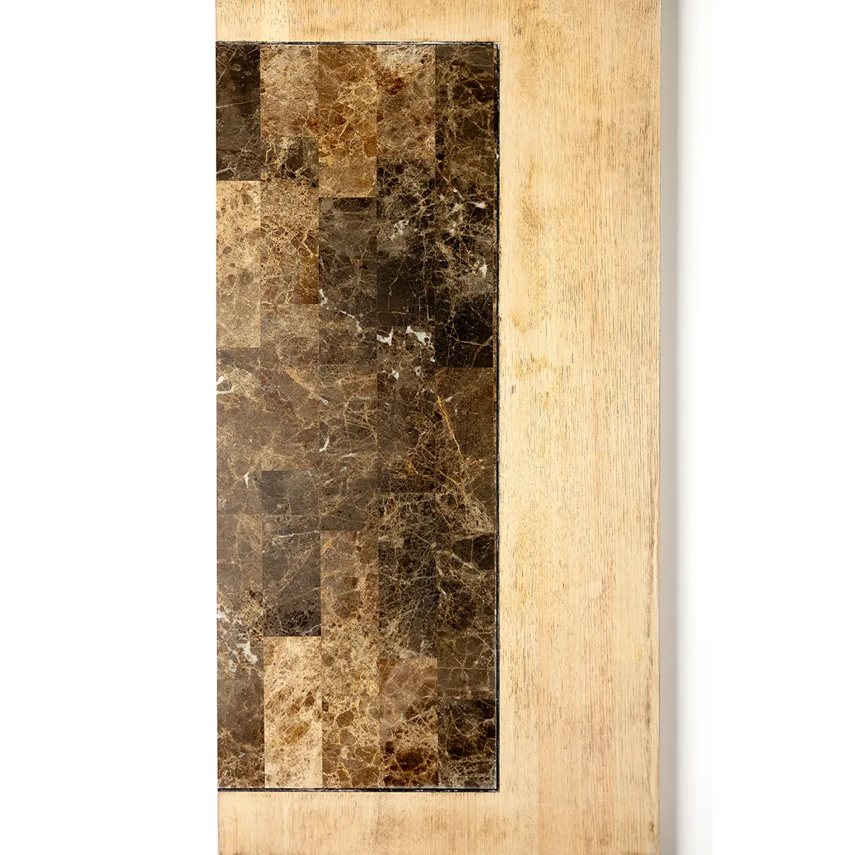 Wood and vintage Brown Marble Surface