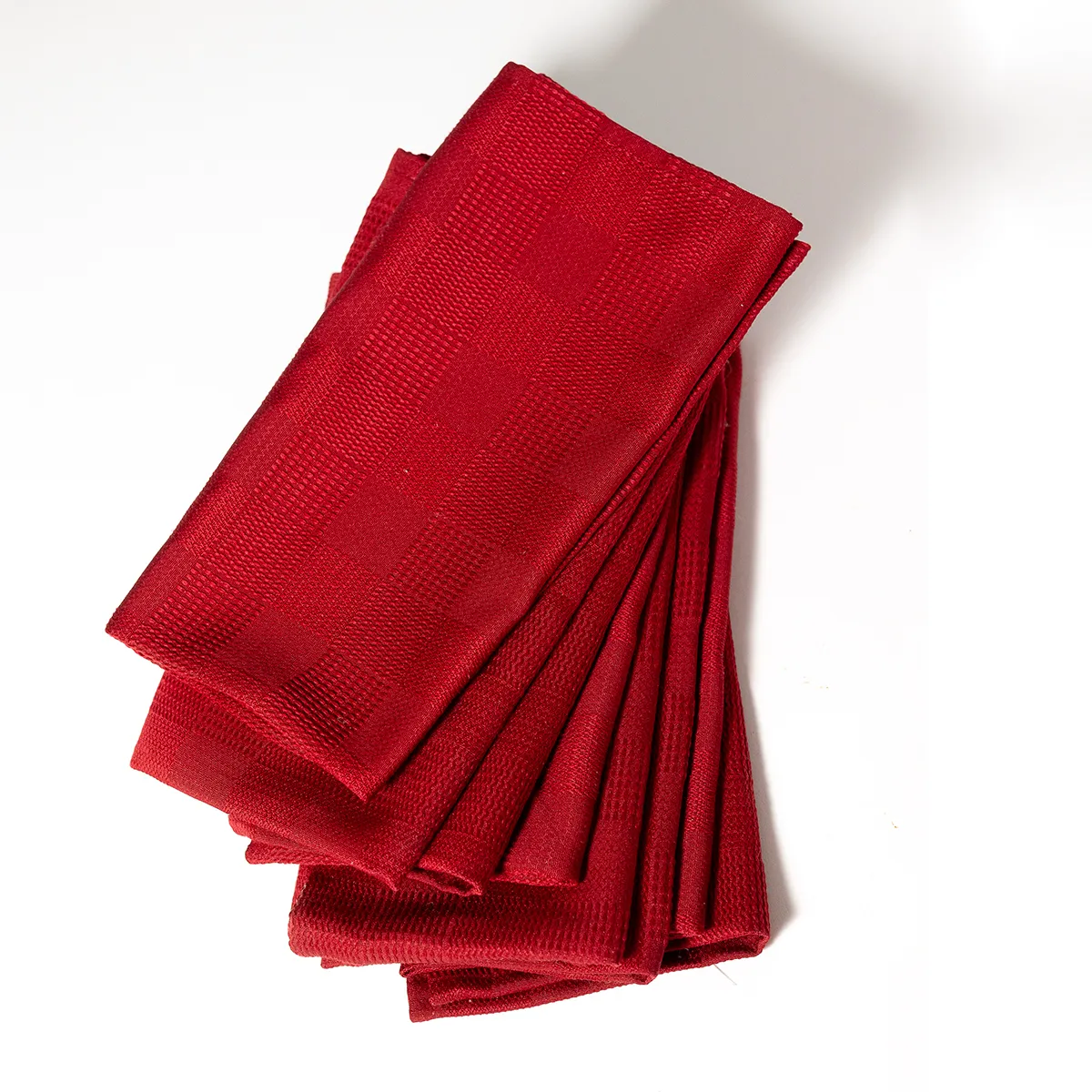 Vintage Red Dinner Napkins Christmas holidays set