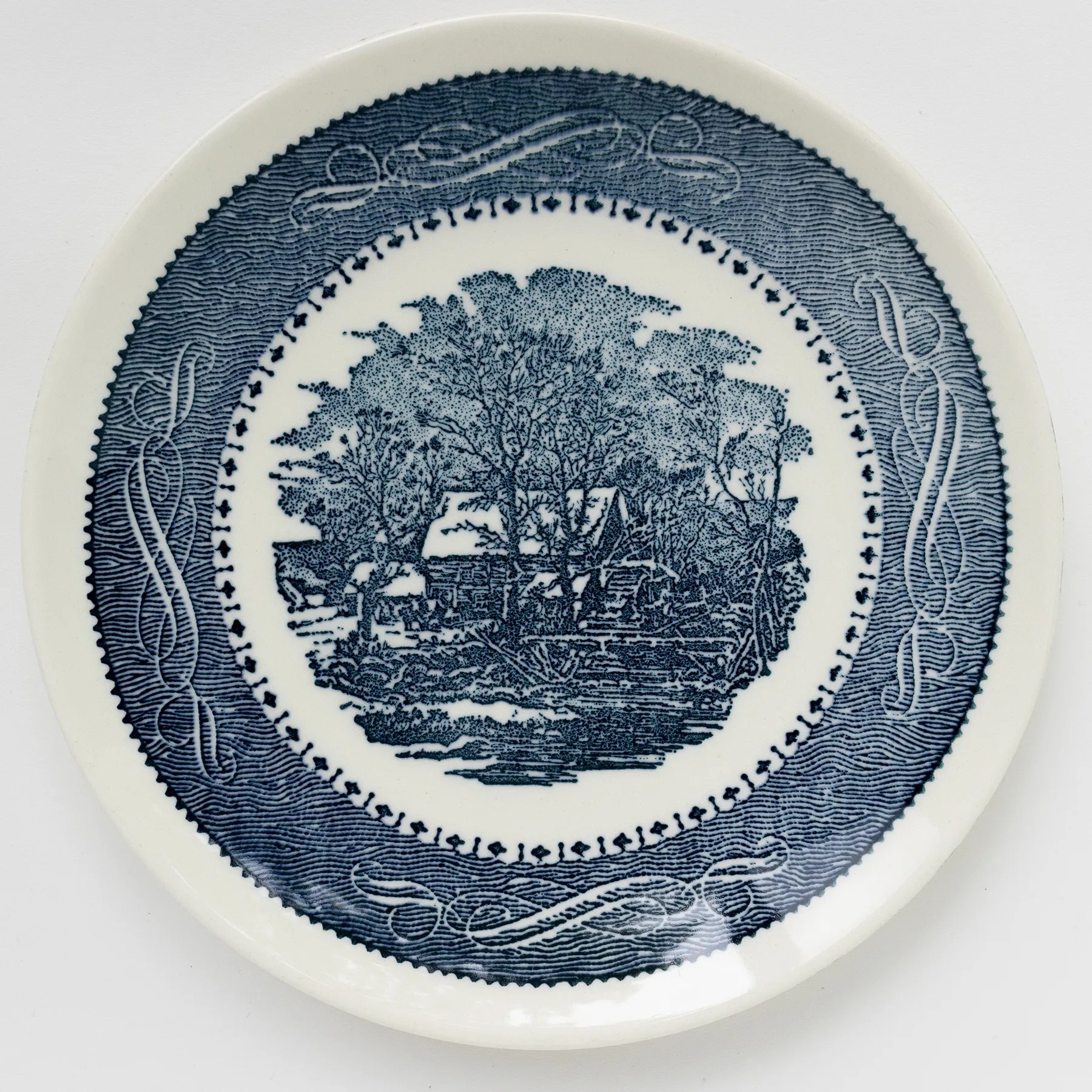 Currier House Salad Plate 7" diameter x .75"