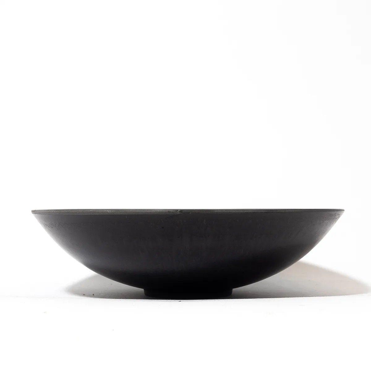 Black Plastic Shallow Gardening Pot -  11" x 3"