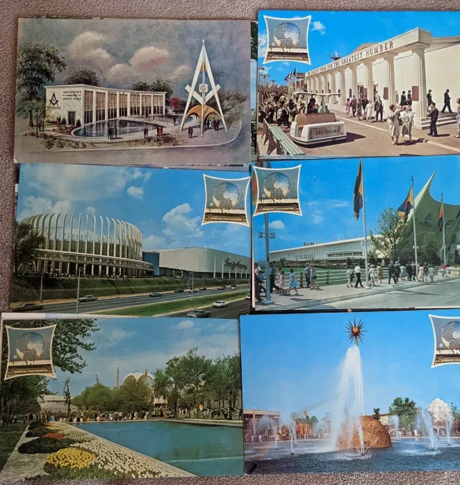 1960 World's Fair Postcards