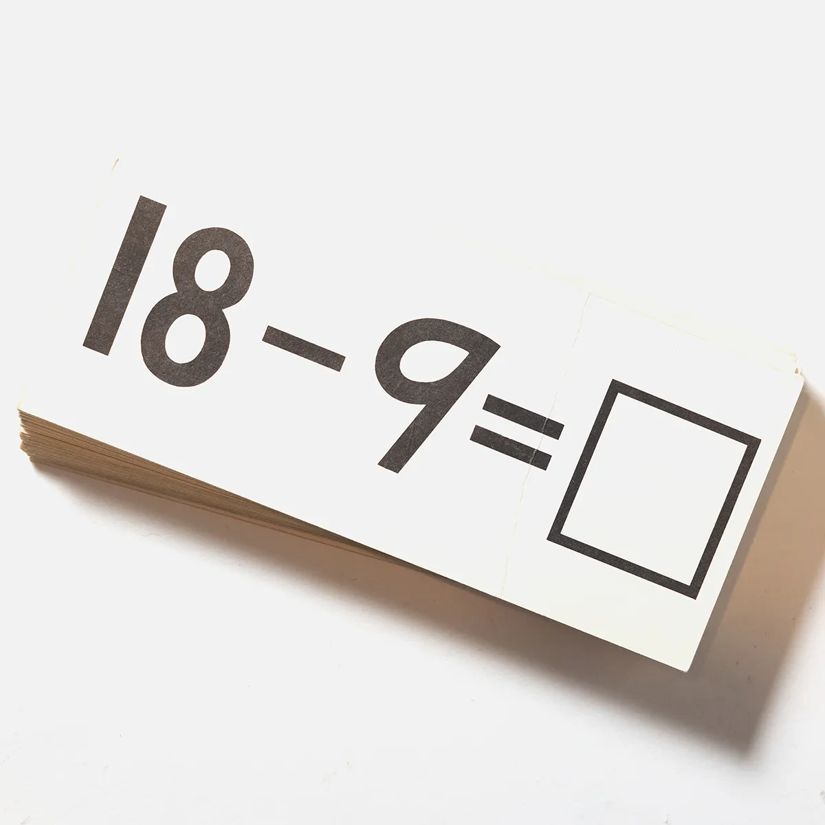 Media Materials Arithmetic, Math Flashcards Subtraction