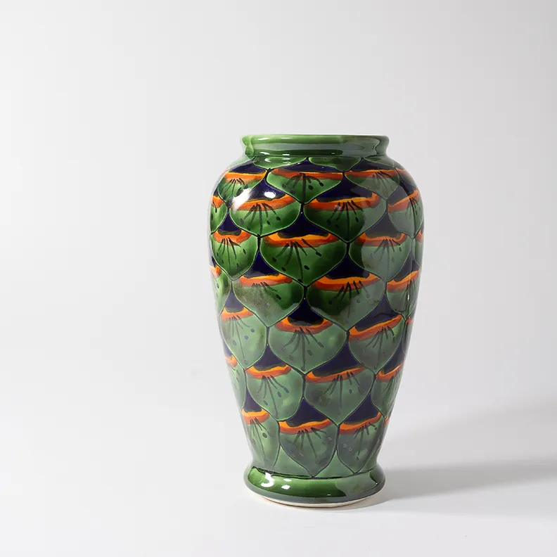 Peacock Mermaid Televara Flower Vase - 10.5" x 6.5" 