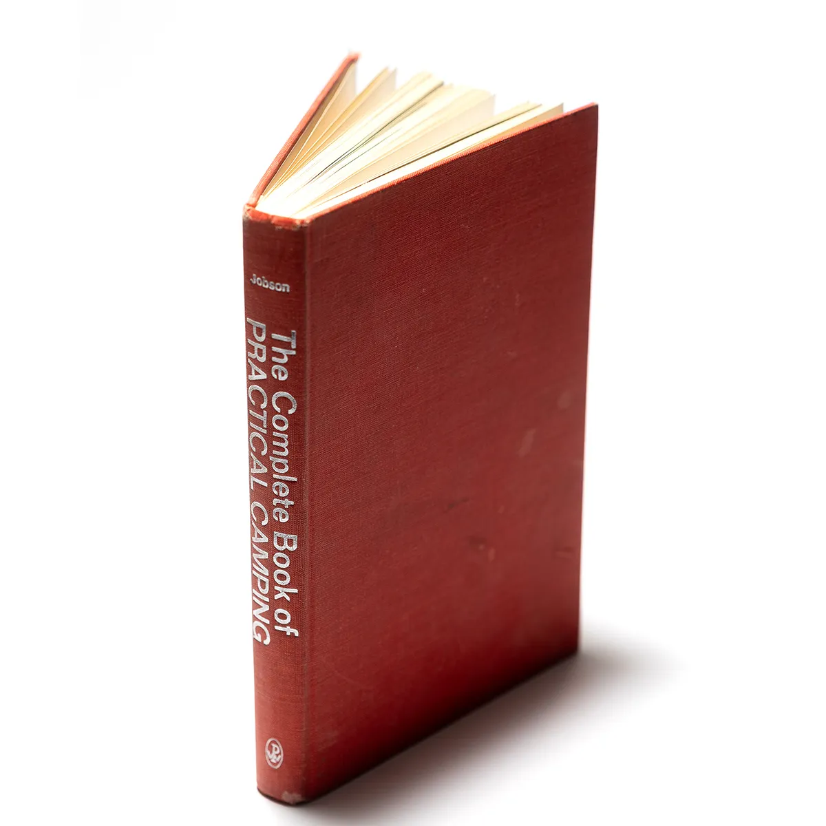 Vintage Red Book "The Complete Book of Practical Camping - 9.5" x 6.25" 1"