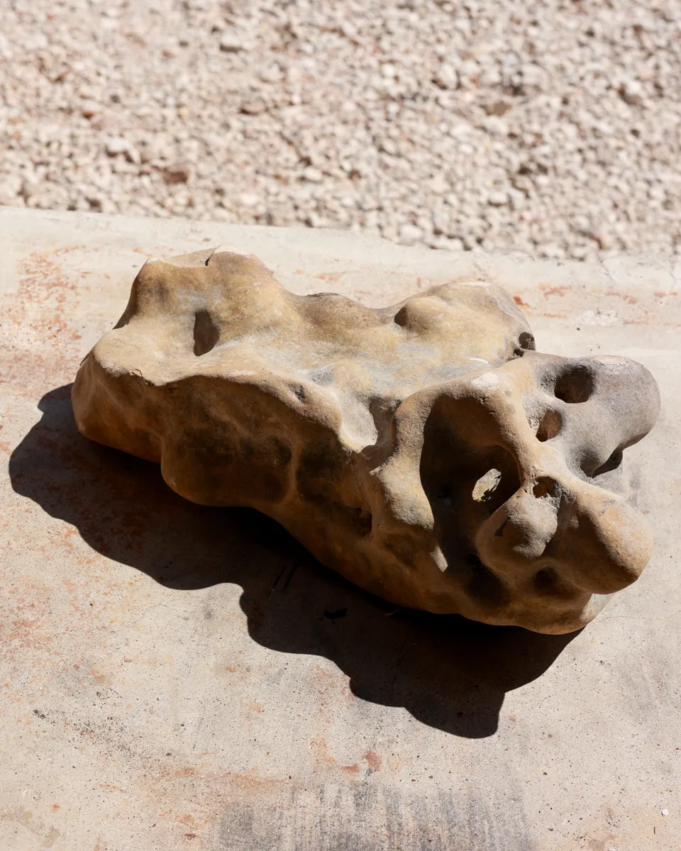 Holey Stone, Hag Stone Medium Size Riser, Surface, Rock Riser