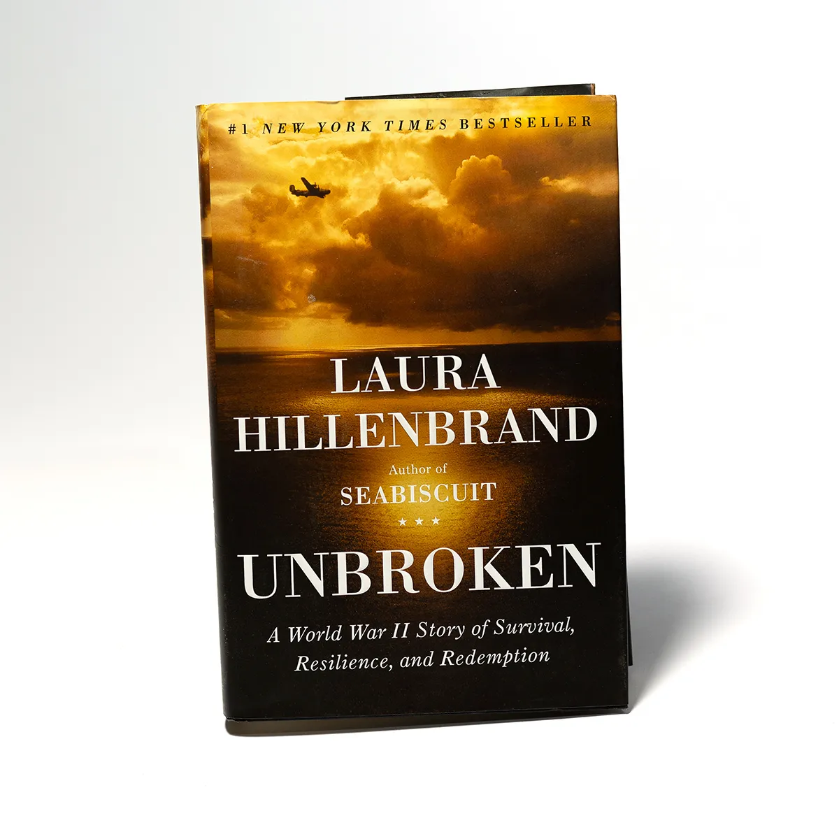 Vintage Book "Unbroken" NYT Best Seller - 9.5" x 6.5" x 1.5"