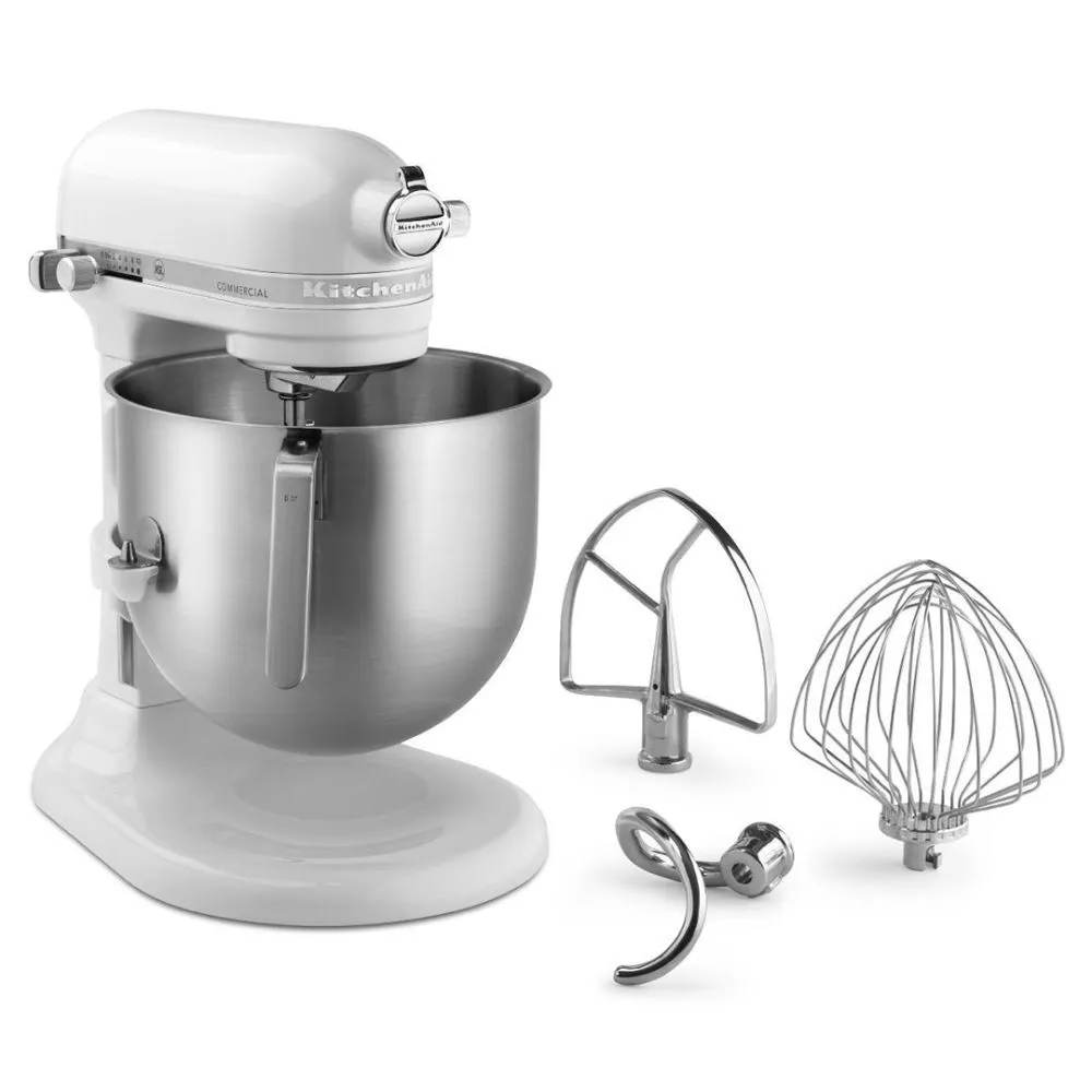 White Stand Up Kitchen Aid Mixer