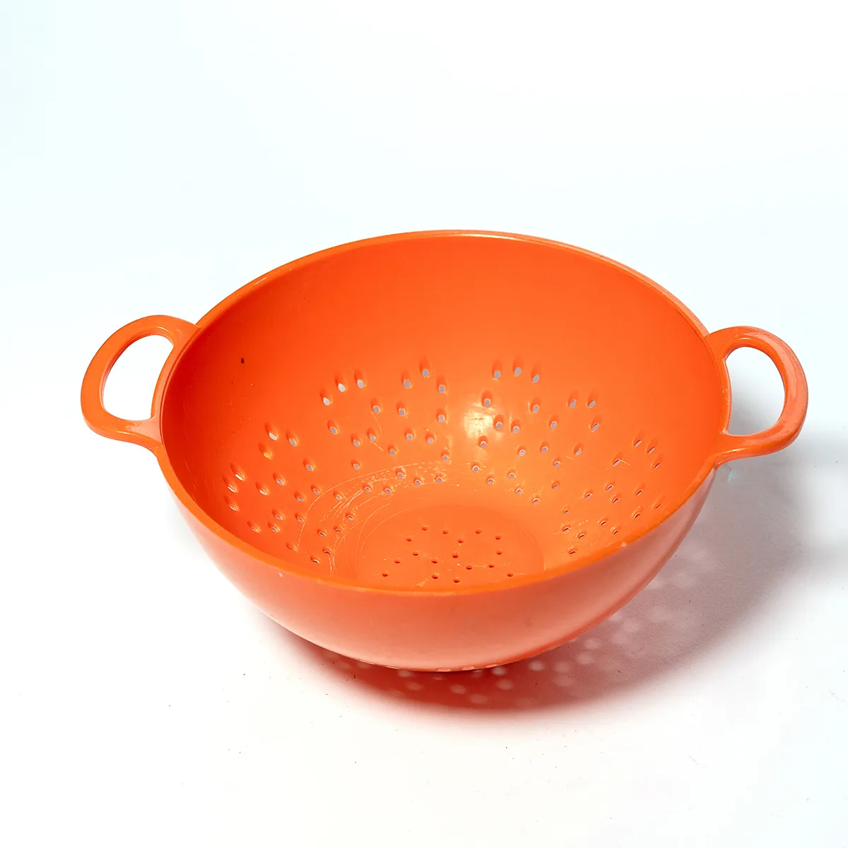 Mini Food Orange Melamine Colander - 7.5" x 3"