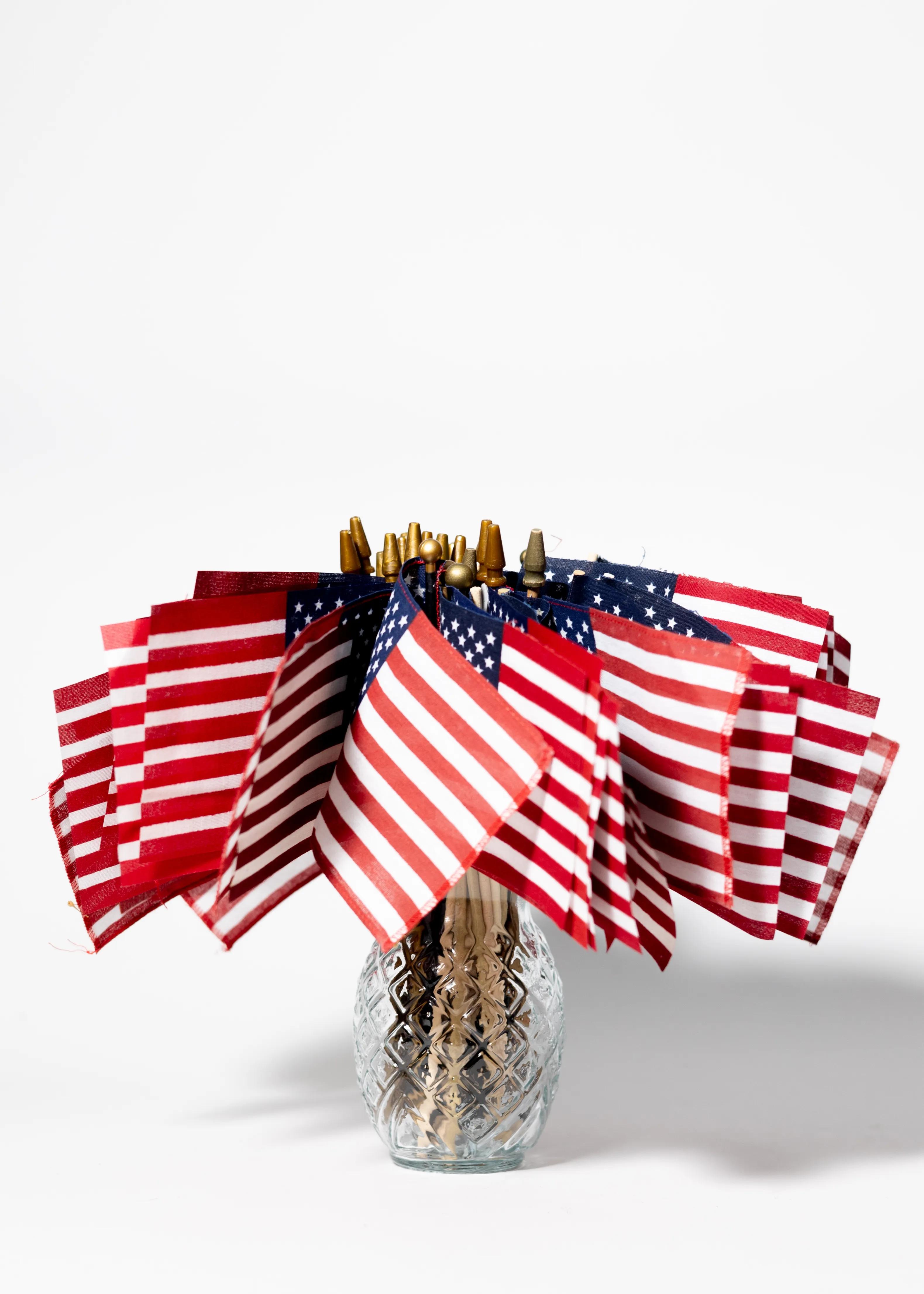 Multiple Fabric American Flags forth of july. the 4th, The forth of July