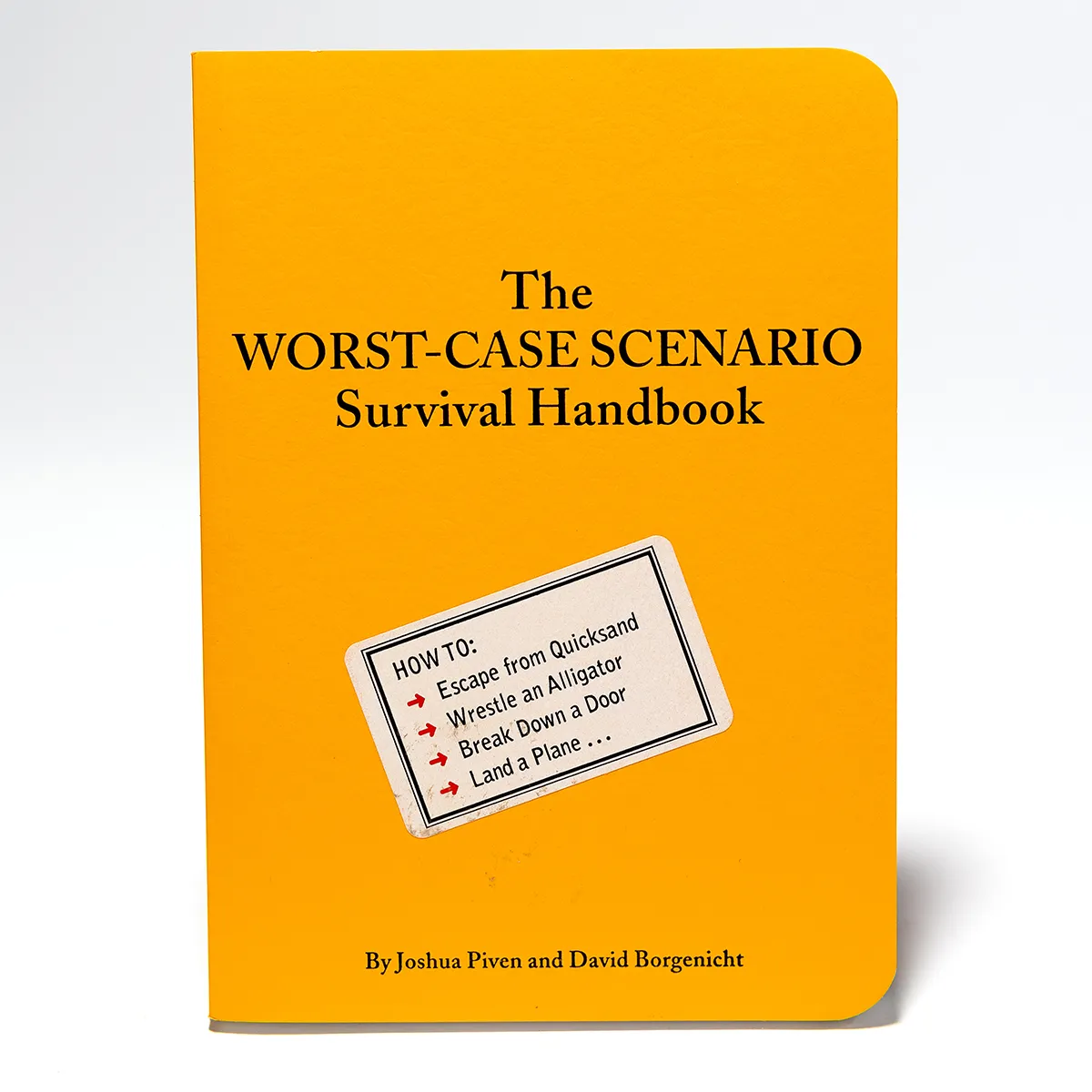 Vintage paperback book - The Worst Case Scenario Survival Handbook - 7" x 5" x .5"