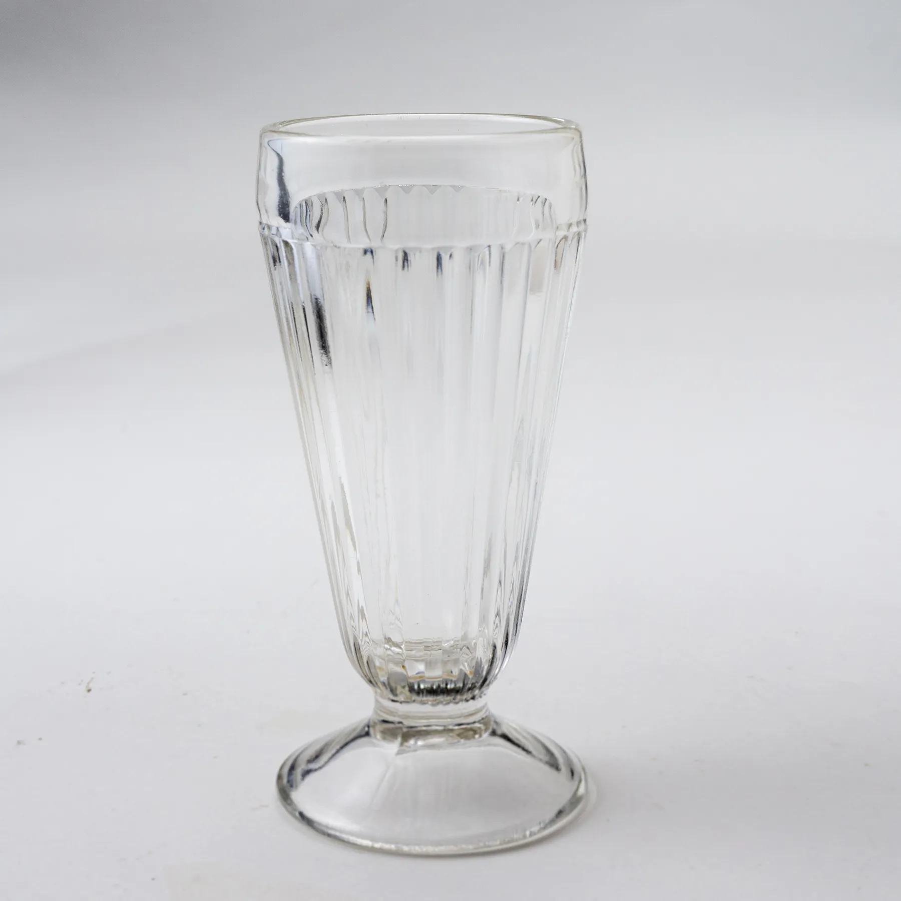 Vintage Soda Glass Ice Cream - 7" x 3"