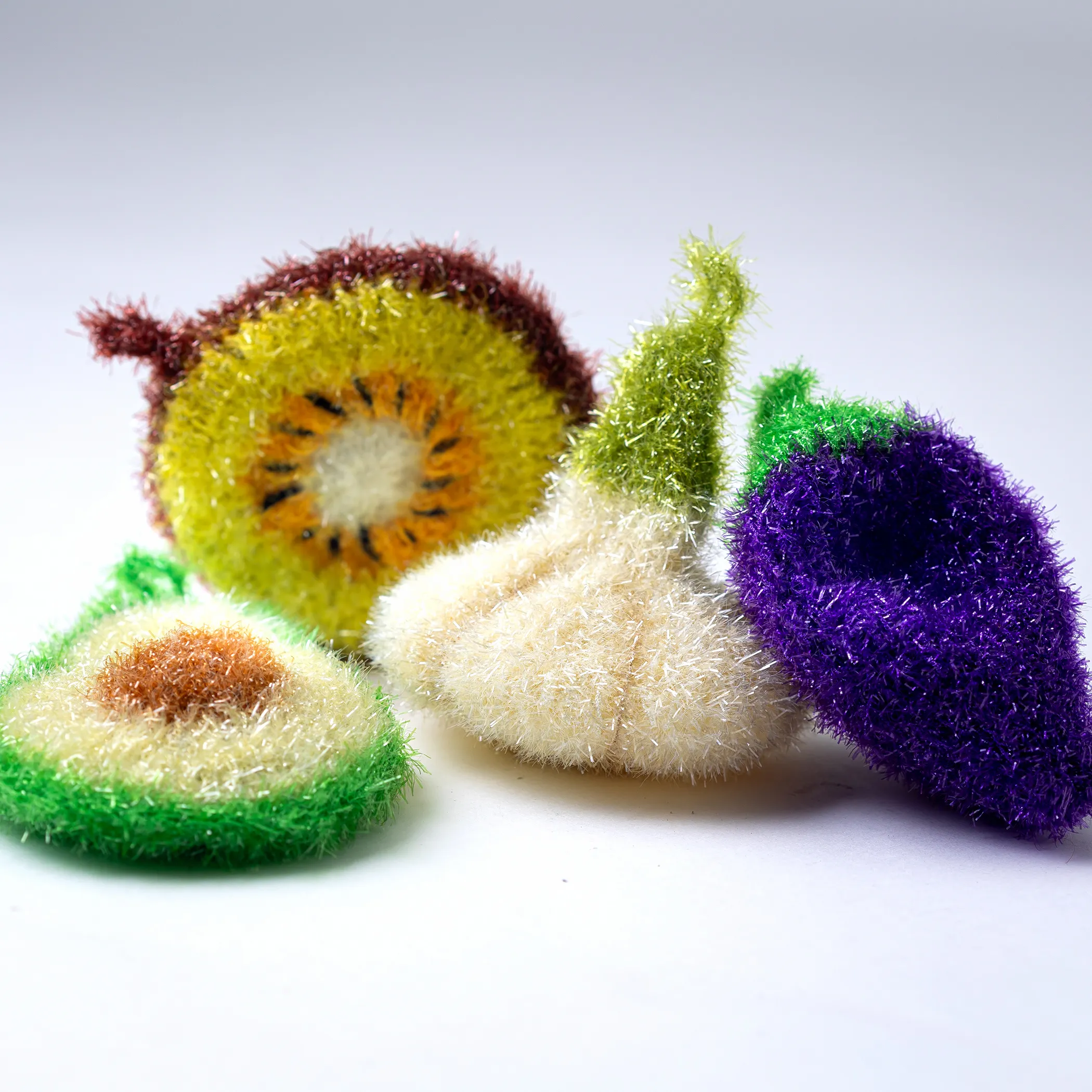 Handmade Scrubby Mixed Fruit and Vegetable - 4"