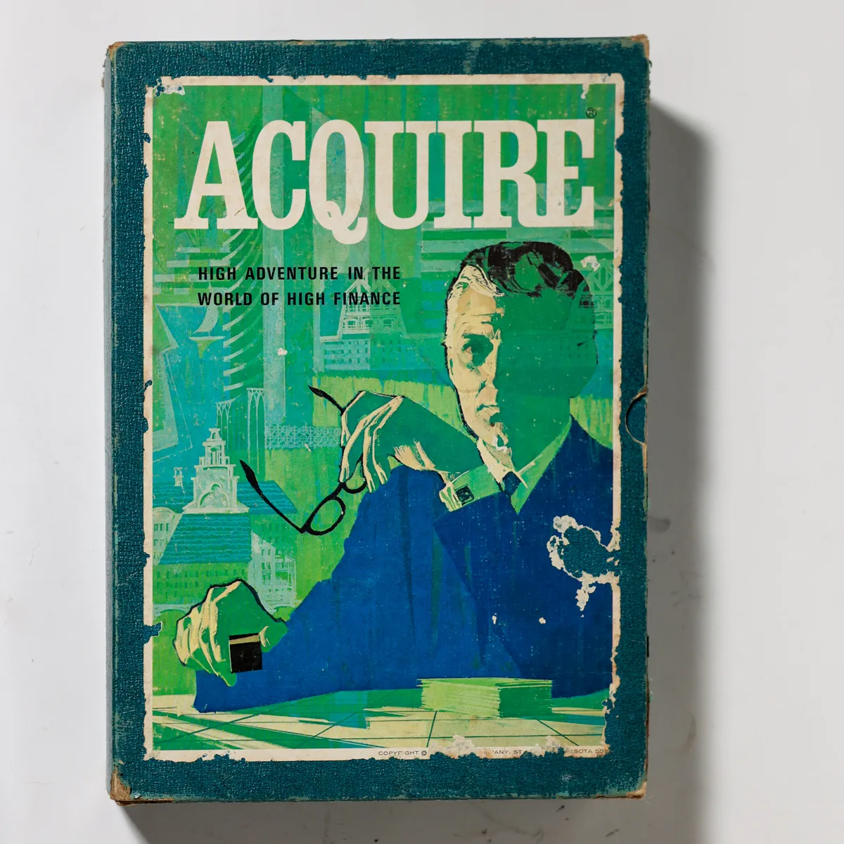 Vintage 1960s Acquire Strategy Board Game 3M