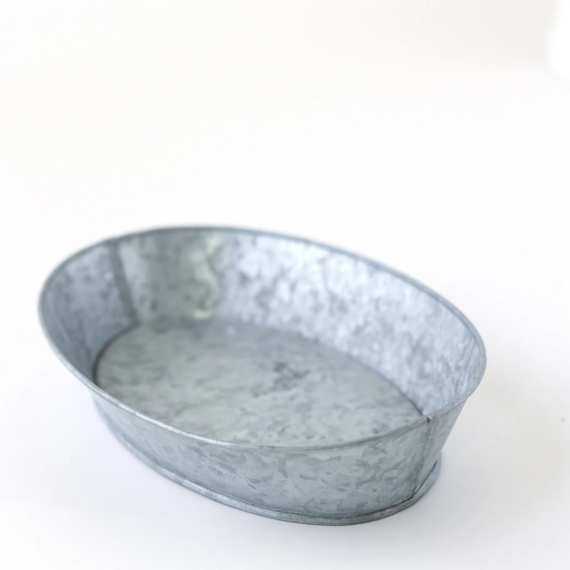 Galvanized Hot Dog Tray - 9" x 5"