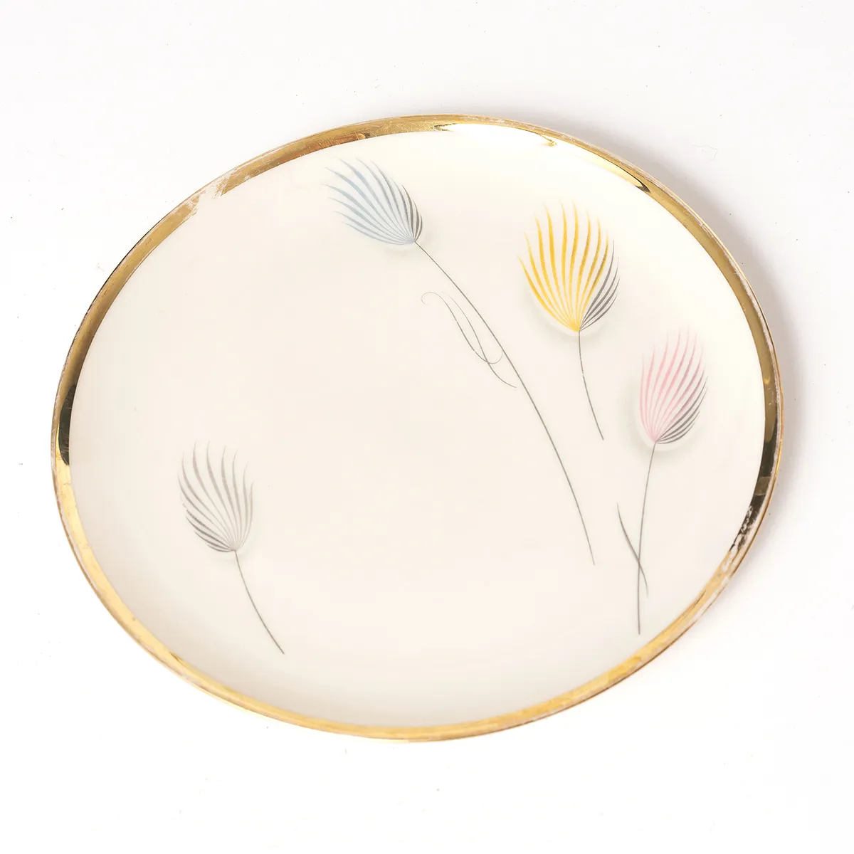 Vintage China with feather detail - 7.5"