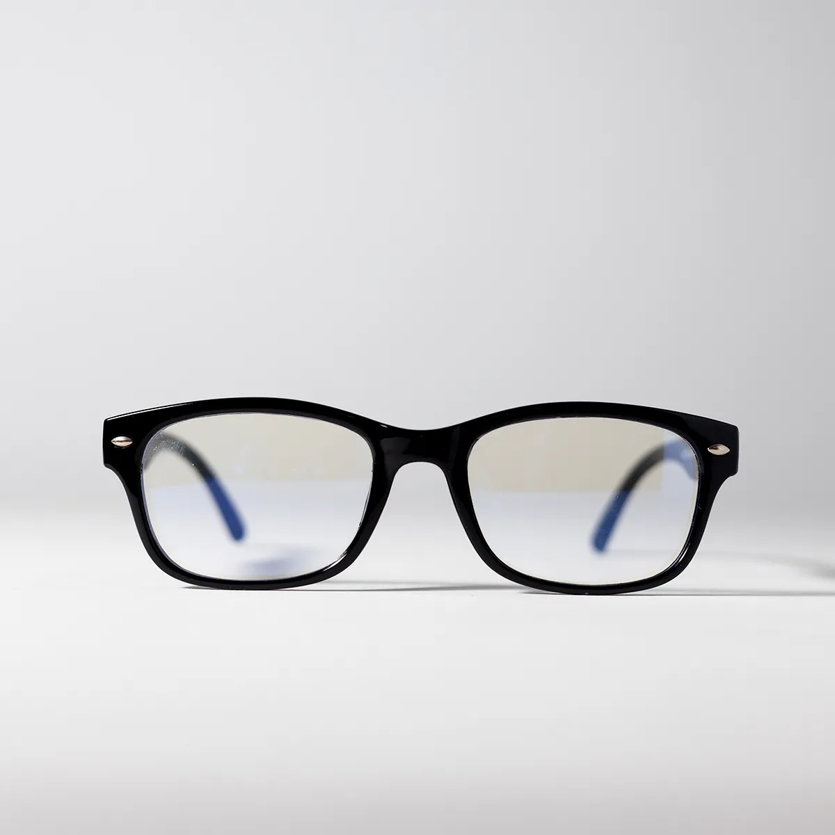 Thick Black Reading Glasses Classic Rectangular shape